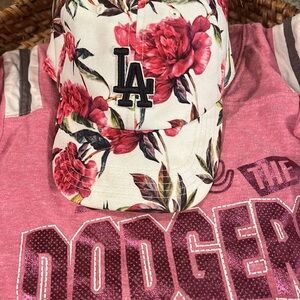 Girls Dodgers t shirts/LA Dodgers Girls Hat